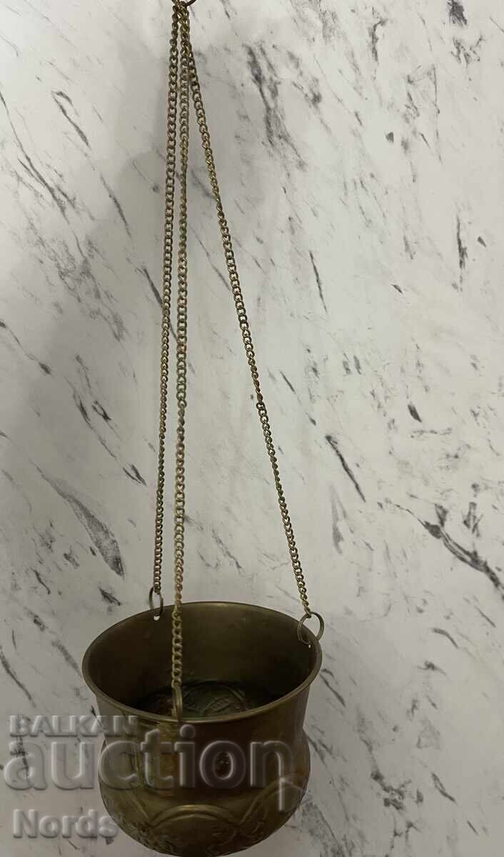 Μεταλλική κρεμαστή γλάστρα - 6