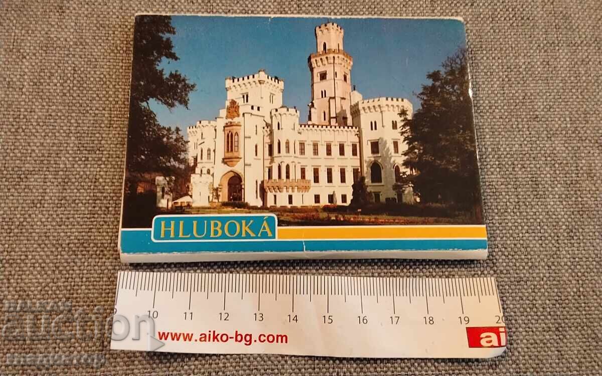 Pliant carti poștale 13 bucăți castelul Hluboka Hluboka Cehia cu preț € 2.00 | 3.91 BGN