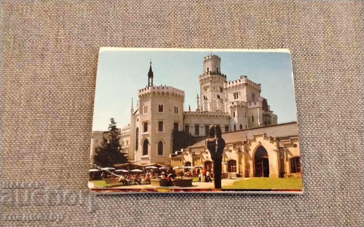 Licitație Pliant carti poștale 13 bucăți castelul Hluboka Hluboka Cehia