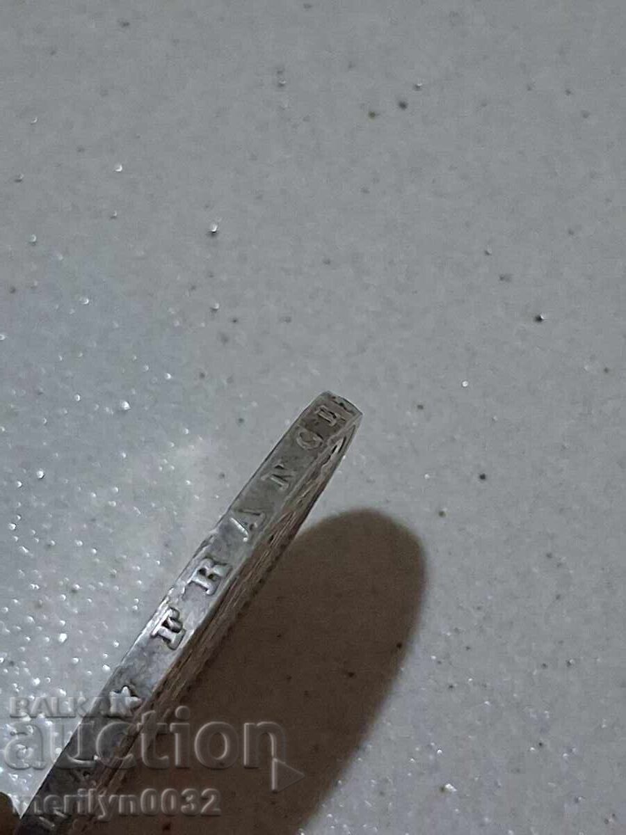 Δημοπρασία Νόμισμα 5 φράγκα ασήμι 900/1000 Γαλλία 1877