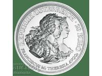 20€ Αυστρία 2017 - Αυτοκρατορικό ζεύγος, ασήμι