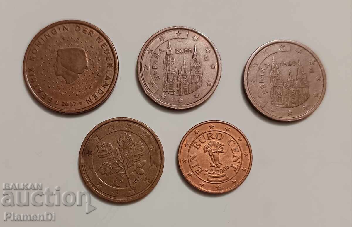 Livrarea Lot de monede eurocenți vechi Livrarea Lot de monede eurocenți vechi