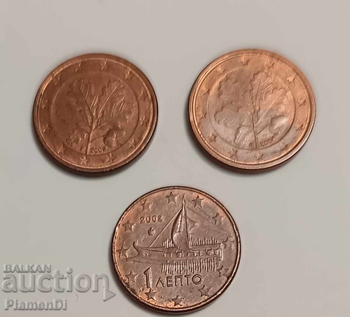 Lot de monede eurocenți vechi - 5 Lot de monede eurocenți vechi - 5