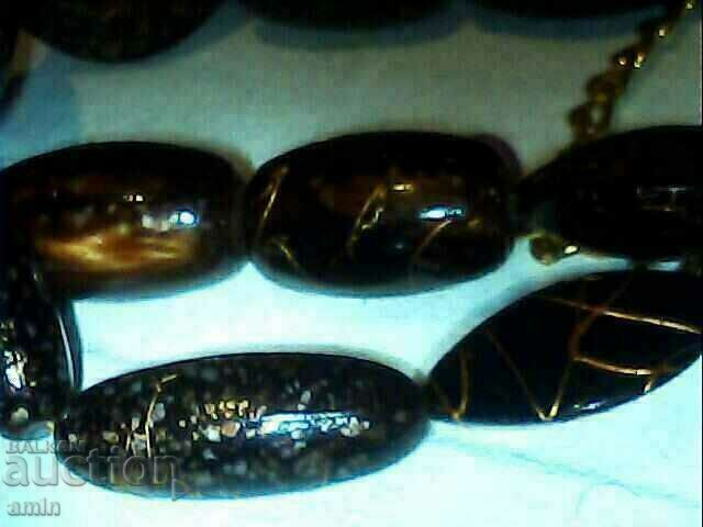 a beautiful necklace made of natural Tibetan-type stones - 6