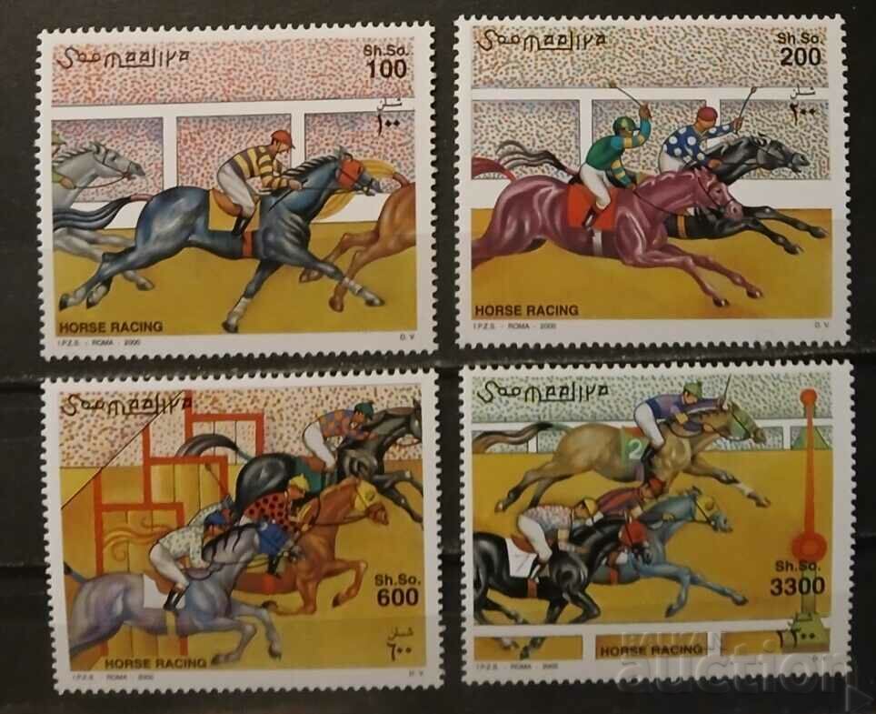 Somalia 2000 Sport/Curse de cai/Cai 18€ MNH