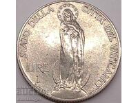 1 Lira 1933-1934 Vatican, mintage 80,000 pcs. Jubilee