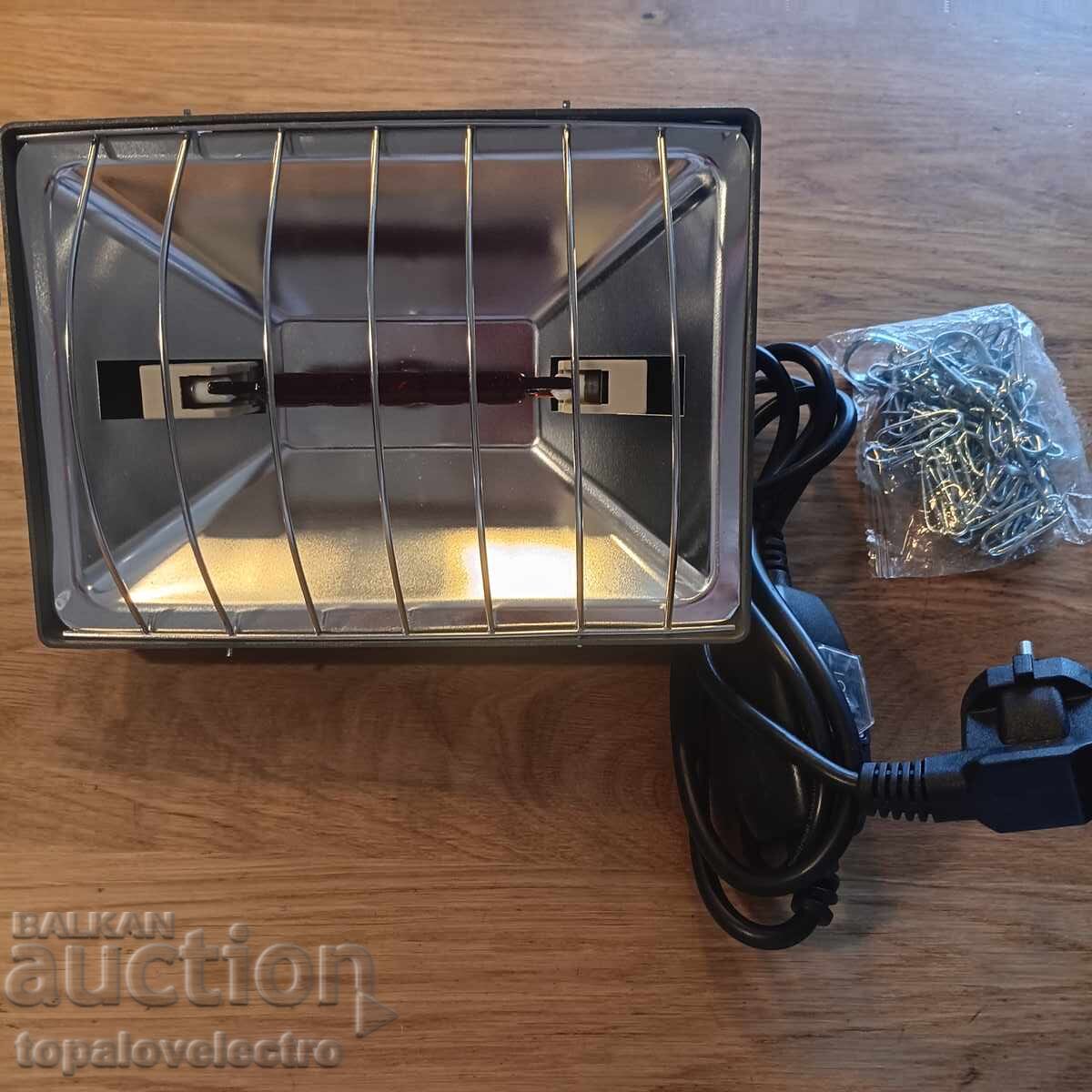 ΝΕΟ! Υπέρυθρη λάμπα θέρμανσης 175W διβάθμια ρύθμιση - 5