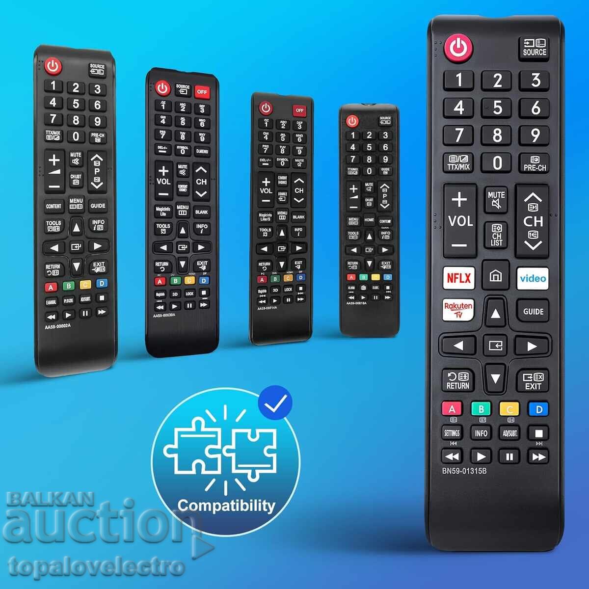 Livrarea NOU! Telecomandă pentru Samsung Smart TV, 4K UHD, Q