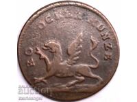 3 пфенига Росток 1815 Германия волен град