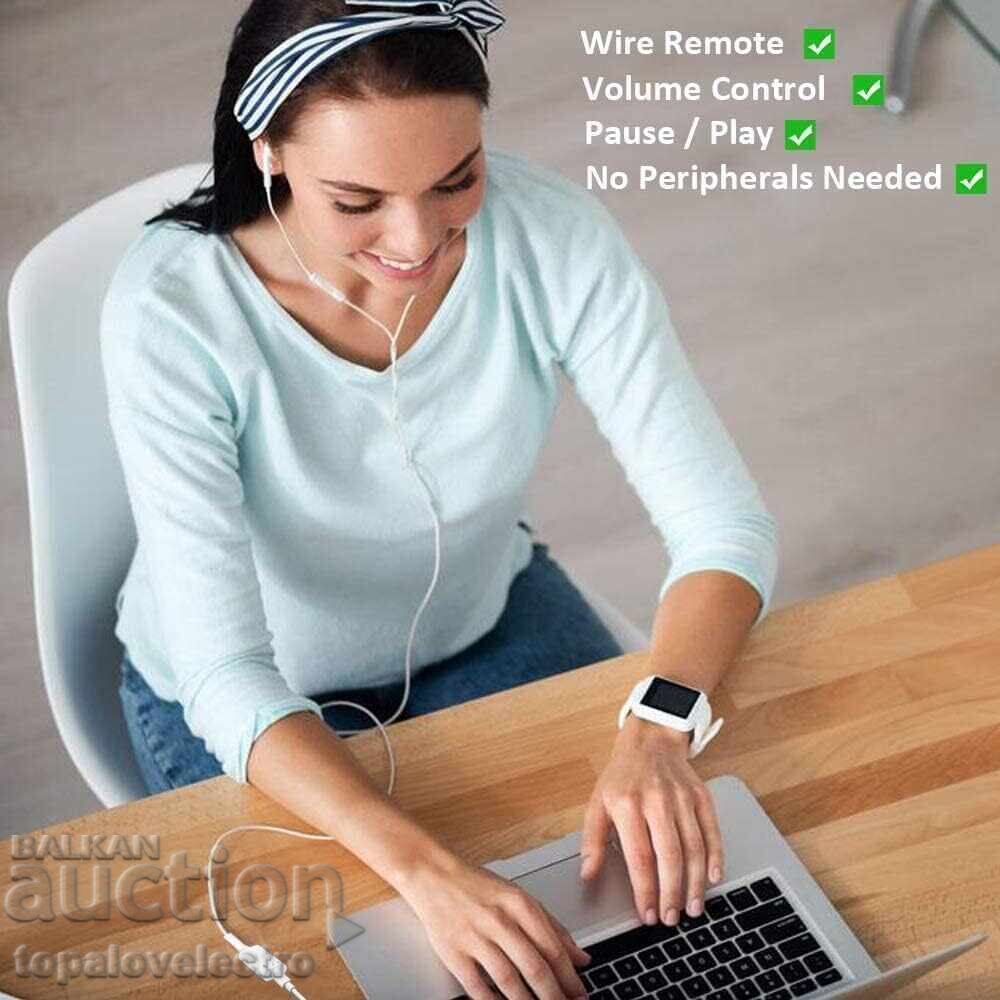 Livrarea NOU! Adaptor audio Lightning la USB-C pentru căști pentru iPhone