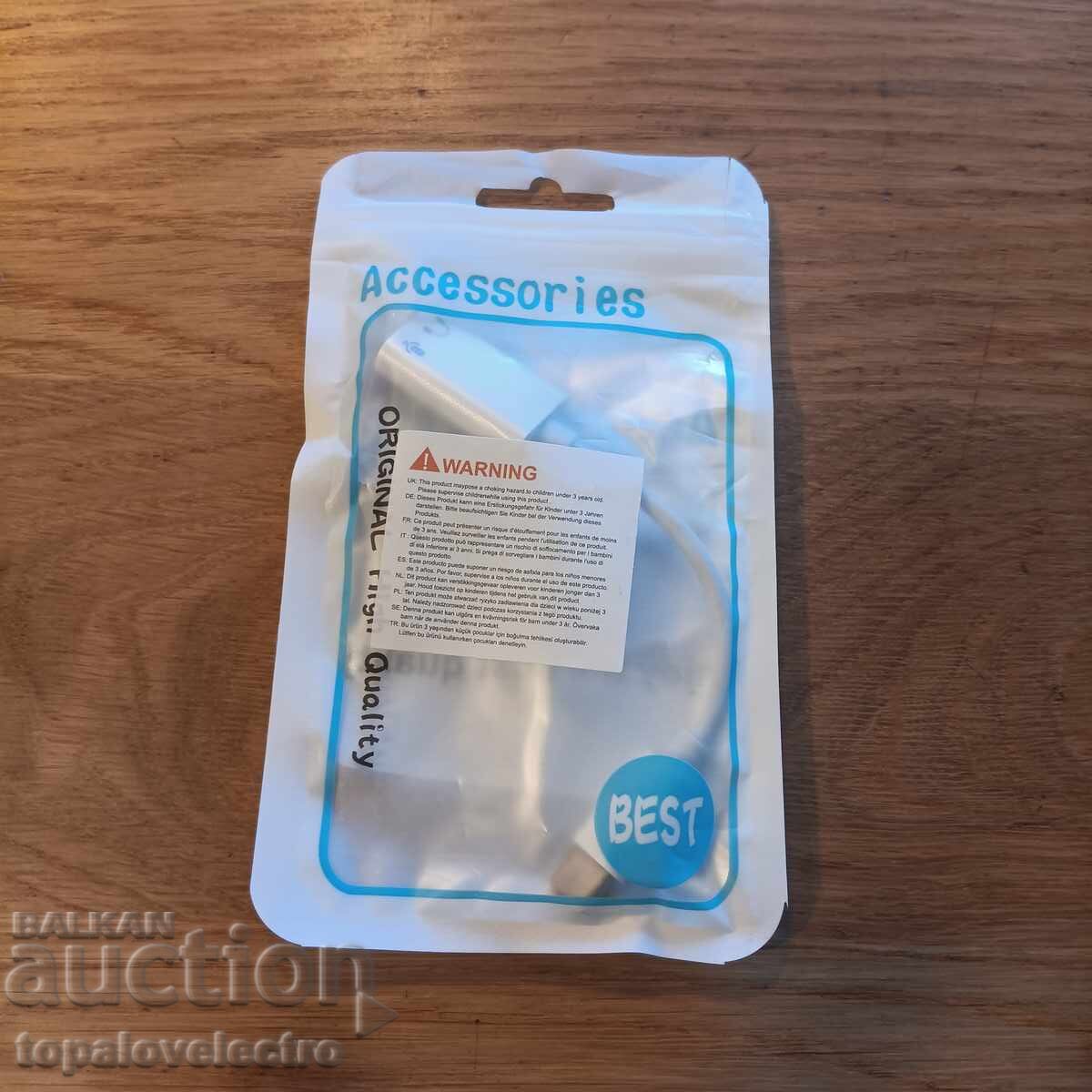 NOU! Adaptor audio Lightning la USB-C pentru căști pentru iPhone - 7