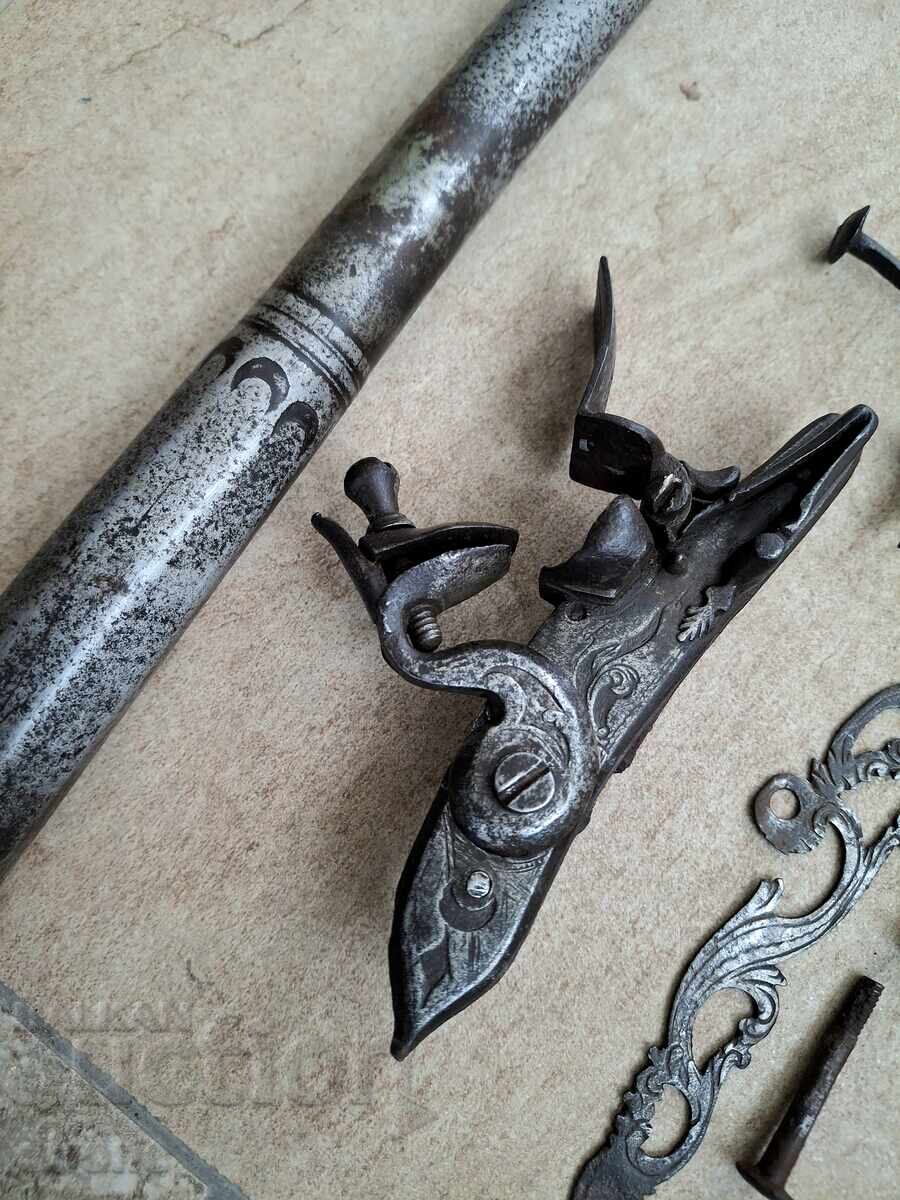 Livrarea Mecanism pentru pistol cu cremene, pușcă, șașină, pușcă cu cremene