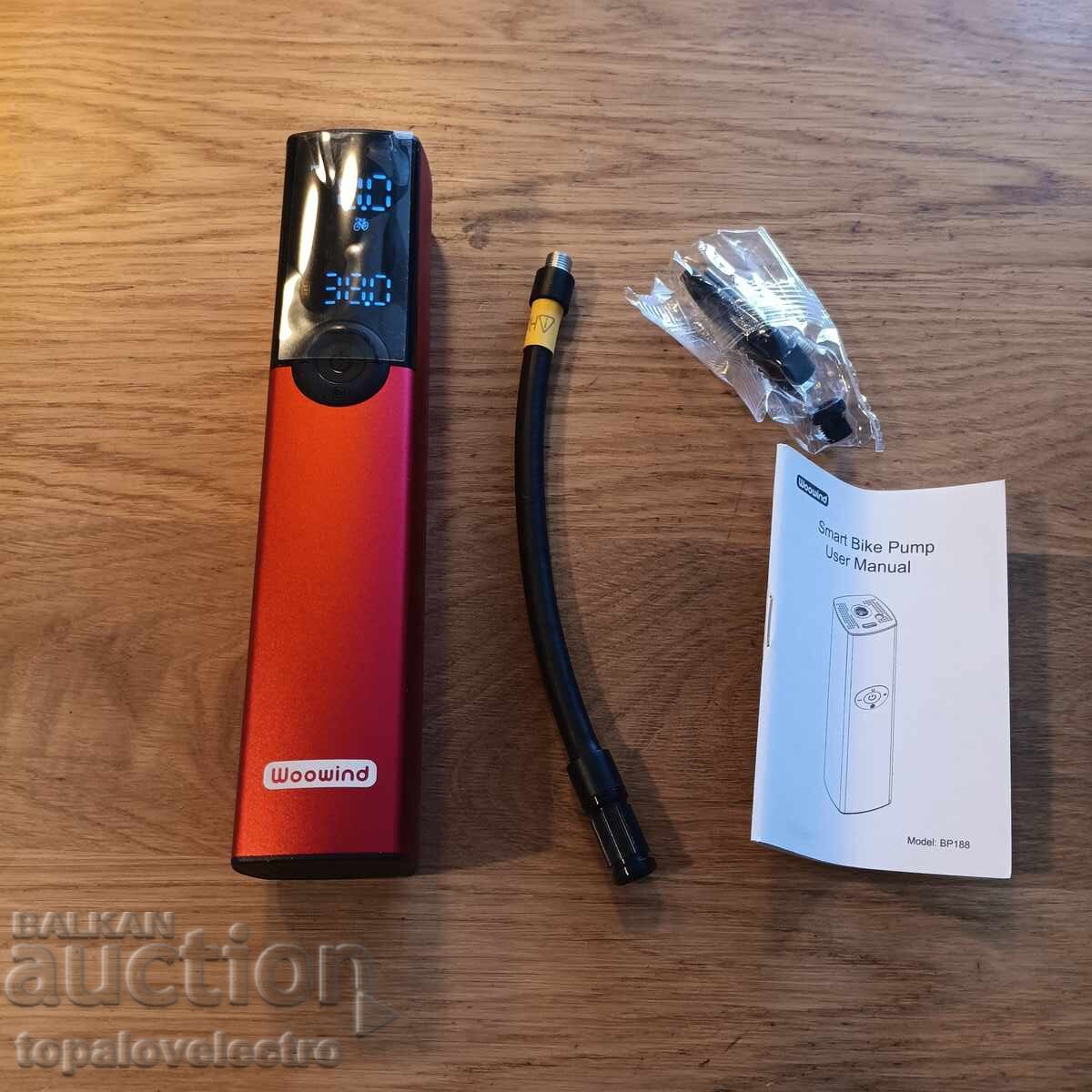 Доставка на НОВА! Електрическа помпа за гуми Woowind BP188 150 PSI с авт Доставка на НОВА! Електрическа помпа за гуми Woowind BP188 150 PSI с авт