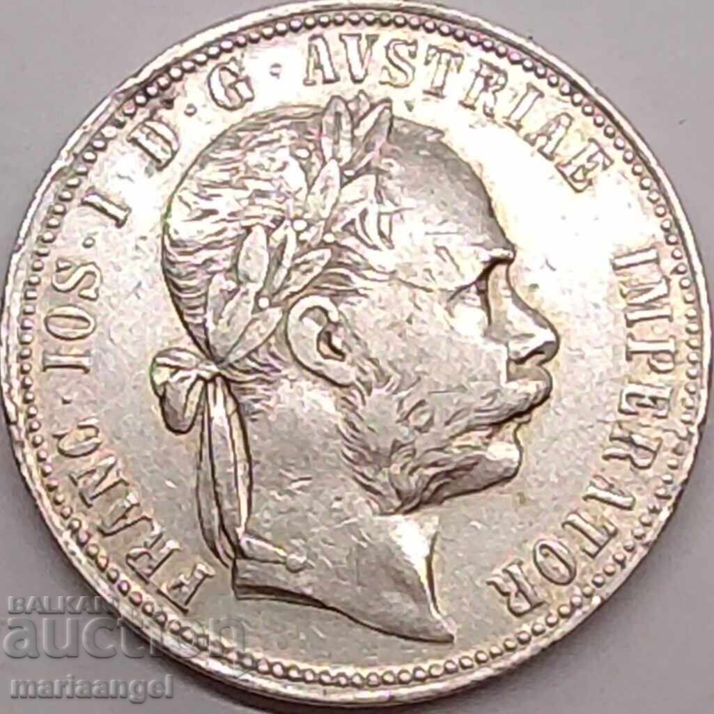 Delivery of 1 Florin 1888 Austria 12.29g .900 Silver Delivery of 1 Florin 1888 Austria 12.29g .900 Silver