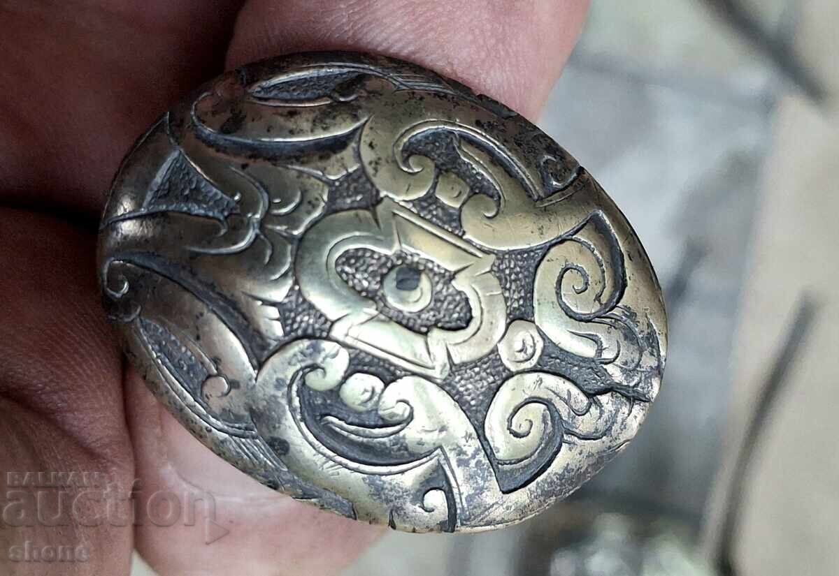 Εξαρτήματα για πιστόλι με πυρίτη, σιδηροπυρίτης, μπαρούτι, πυριτόλιθος, ασήμι - 7