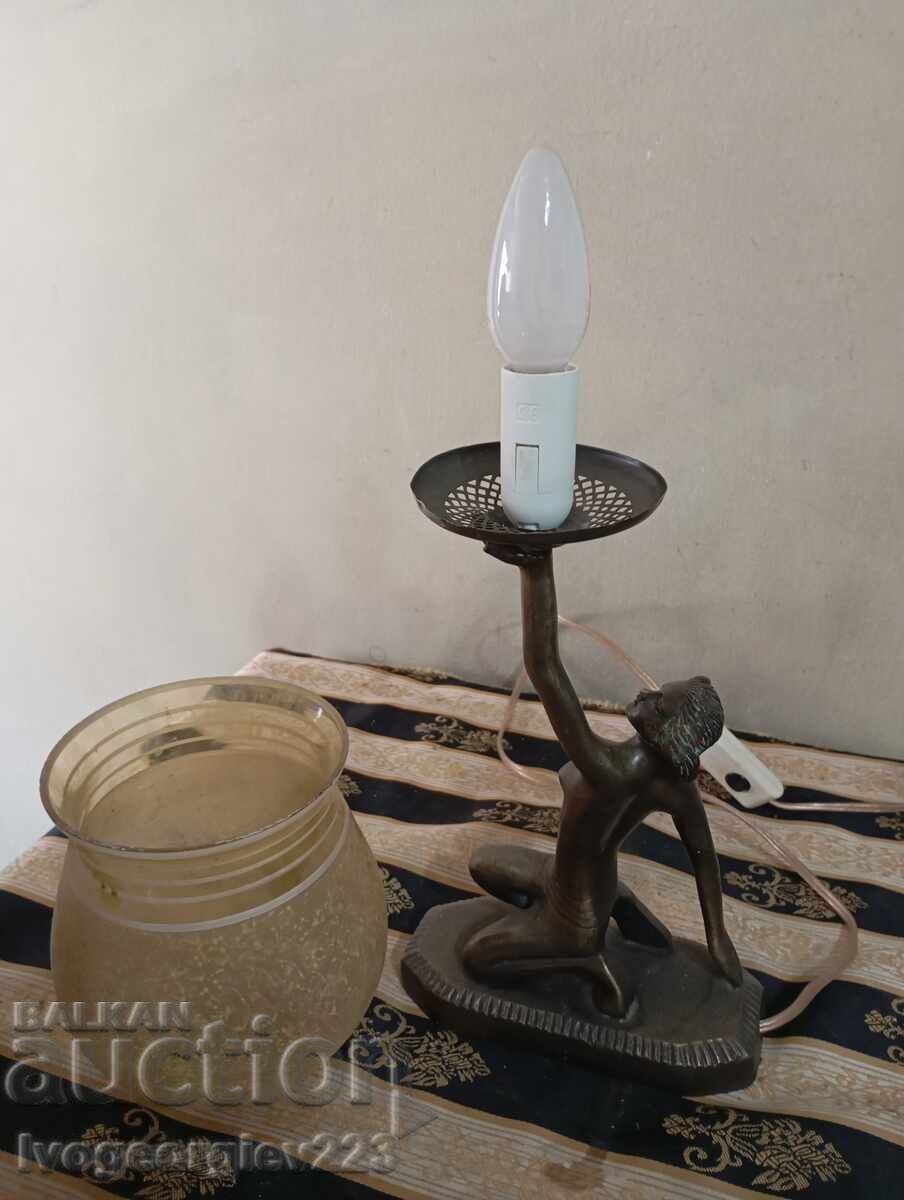 Настолна лампа "Орхидея" в стил арт нуво - 6