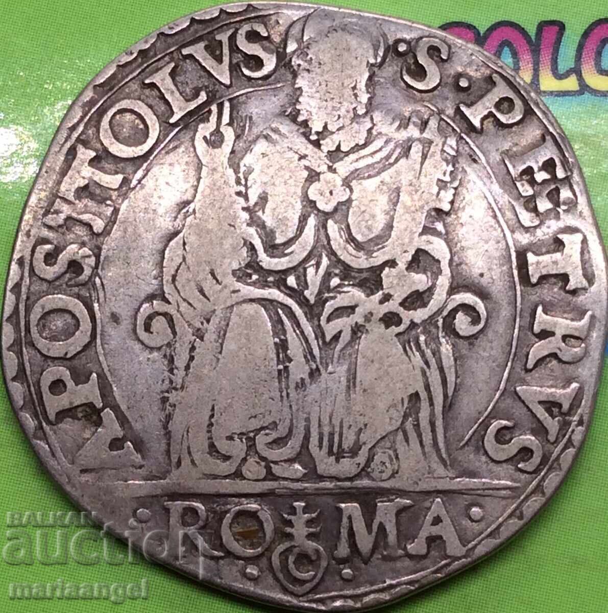 Teston Paul al IV-lea Vatican Roma argint