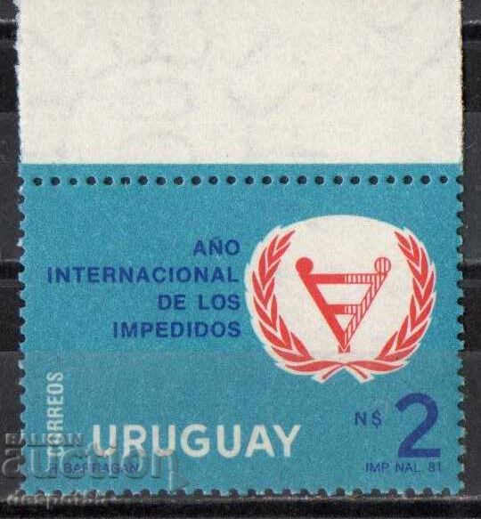 1981. Uruguay. Anul Internațional al Persoanelor cu Handicap 1981. Uruguay. Anul Internațional al Persoanelor cu Handicap