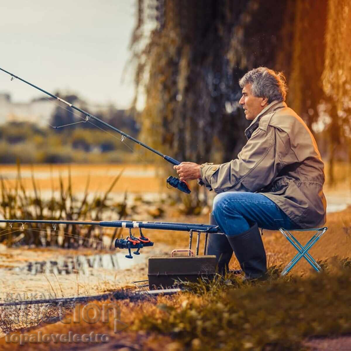 НОВО! Сгъваемо къмпинг столче, леко и компактно, до 150 кг с цена € 8.00 | 15.65 лв. НОВО! Сгъваемо къмпинг столче, леко и компактно, до 150 кг с цена € 8.00 | 15.65 лв.