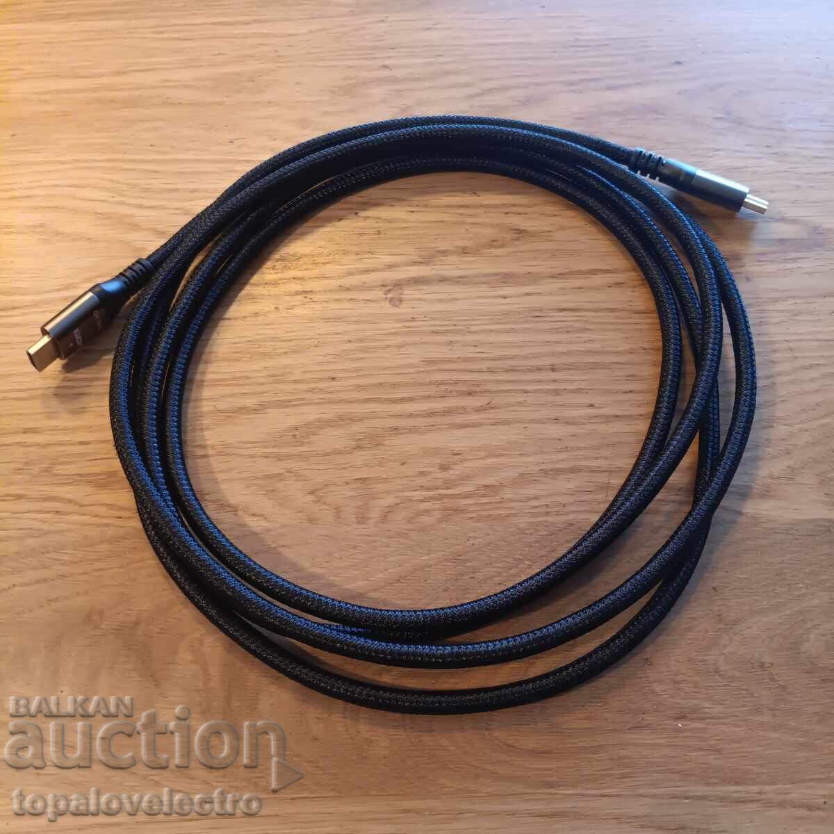 ΚΑΙΝΟΥΡΙΟ! Καλώδιο HDMI 2.1 10K / 8K, 48Gbps – 3 μ., Ultra High Speed - 5 ΚΑΙΝΟΥΡΙΟ! Καλώδιο HDMI 2.1 10K / 8K, 48Gbps – 3 μ., Ultra High Speed - 5