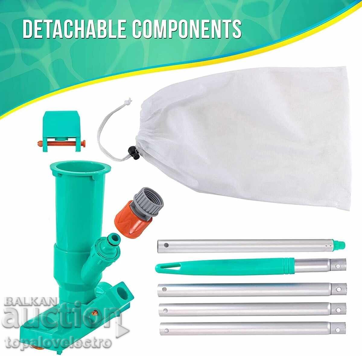 NOUĂ! Aspirator de mână pentru curățarea piscinei, cu aluminiu - 5