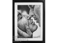 "Dragoste" - tablou