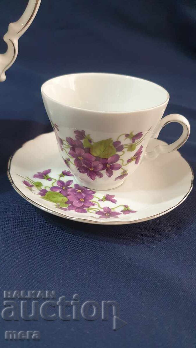 Доставка на Порцеланов сет теменужки - Бавария Доставка на Порцеланов сет теменужки - Бавария