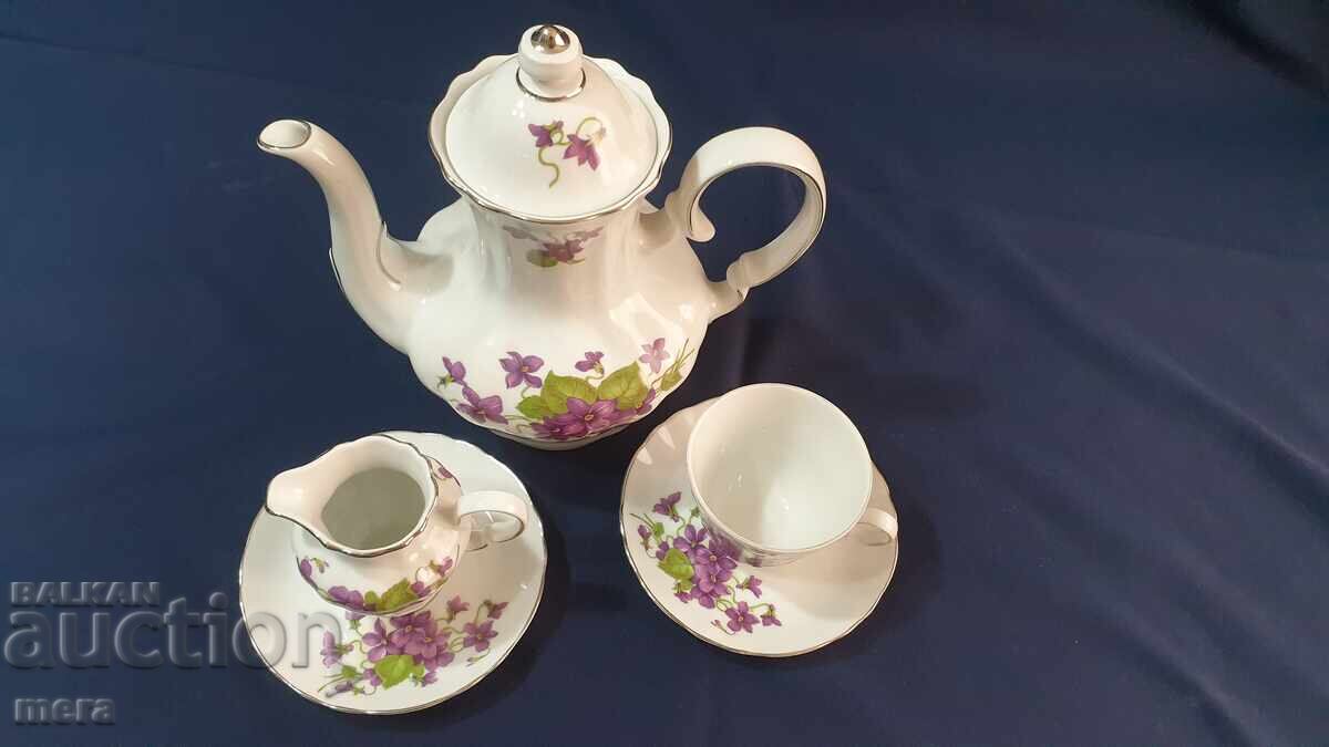 Порцеланов сет теменужки - Бавария - 5 Порцеланов сет теменужки - Бавария - 5