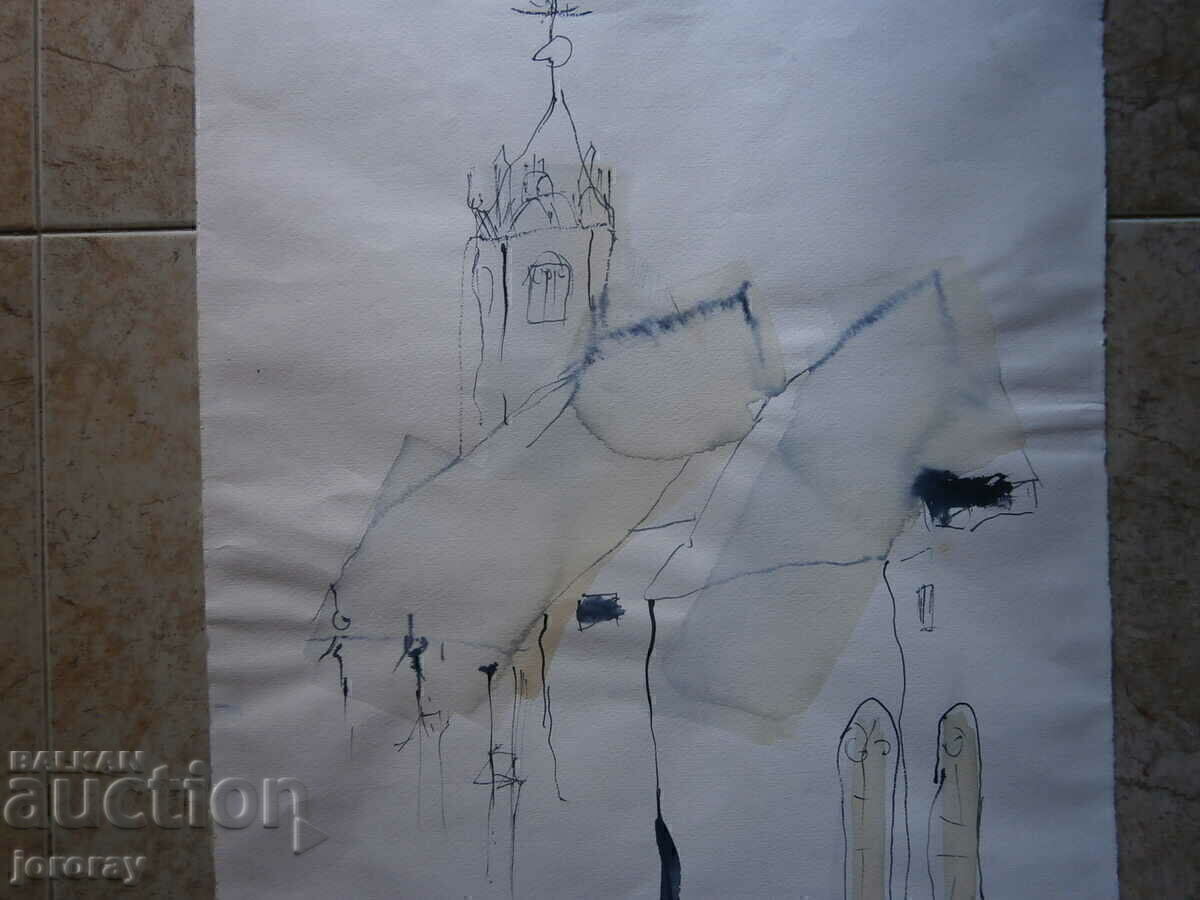 Ακουαρέλα 39x51 εκ. με τιμή € 5.11 | 9.99 BGN