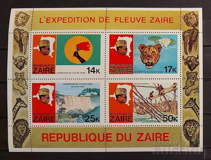 Zair 1979 Faună/Elefanți/Lei MNH