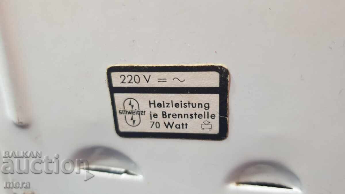 Antique miniature advertising model of an electric stove - 5