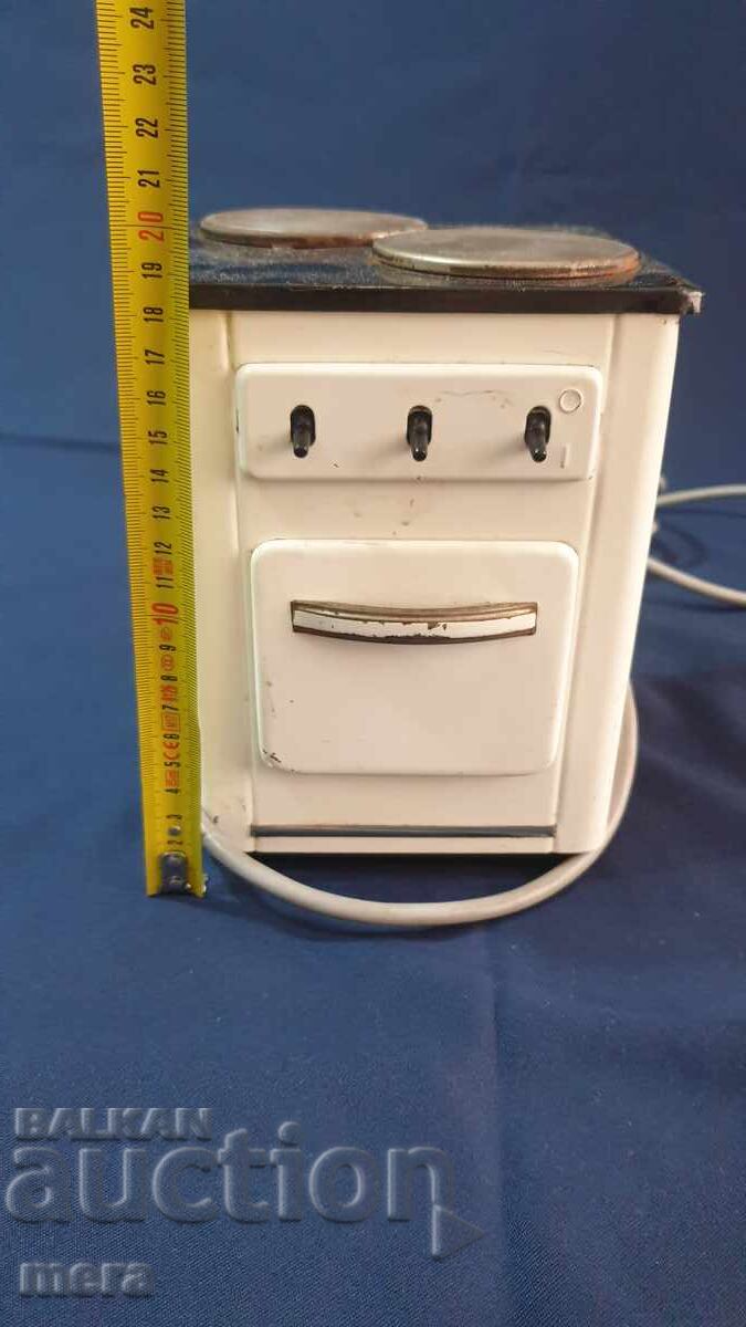Antique miniature advertising model of an electric stove - 6