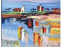 Abstract seascape Sozopol