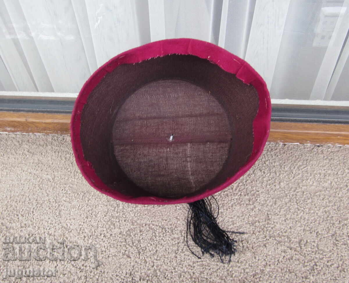 автентичен стар мъжки калпак фес за мъжка фолклорна носия - 5 автентичен стар мъжки калпак фес за мъжка фолклорна носия - 5