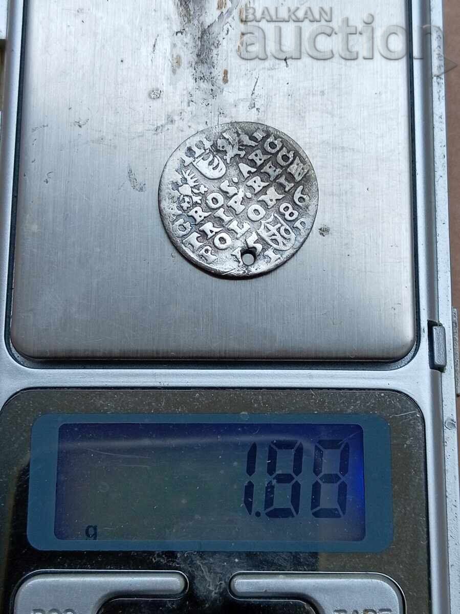 Monedă de argint Ștefan Batory - 7 Monedă de argint Ștefan Batory - 7