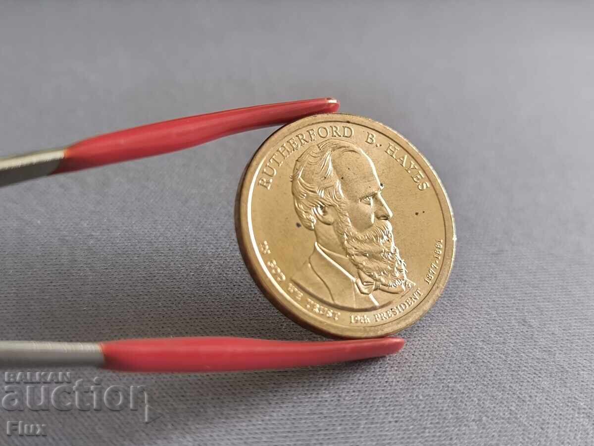 Монета - САЩ - 1 долар (Ръдърфорд Хейс) UNC | 2011г.