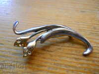 Broșă veche (argintare și aurire)