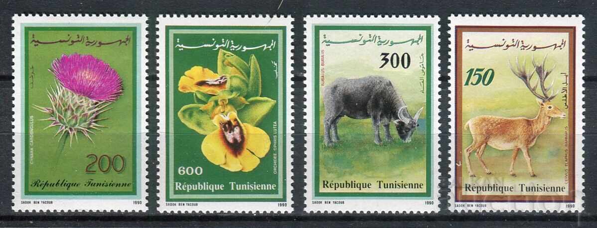 Τυνησία 1990 MnH - Πανίδα και χλωρίδα Τυνησία 1990 MnH - Πανίδα και χλωρίδα