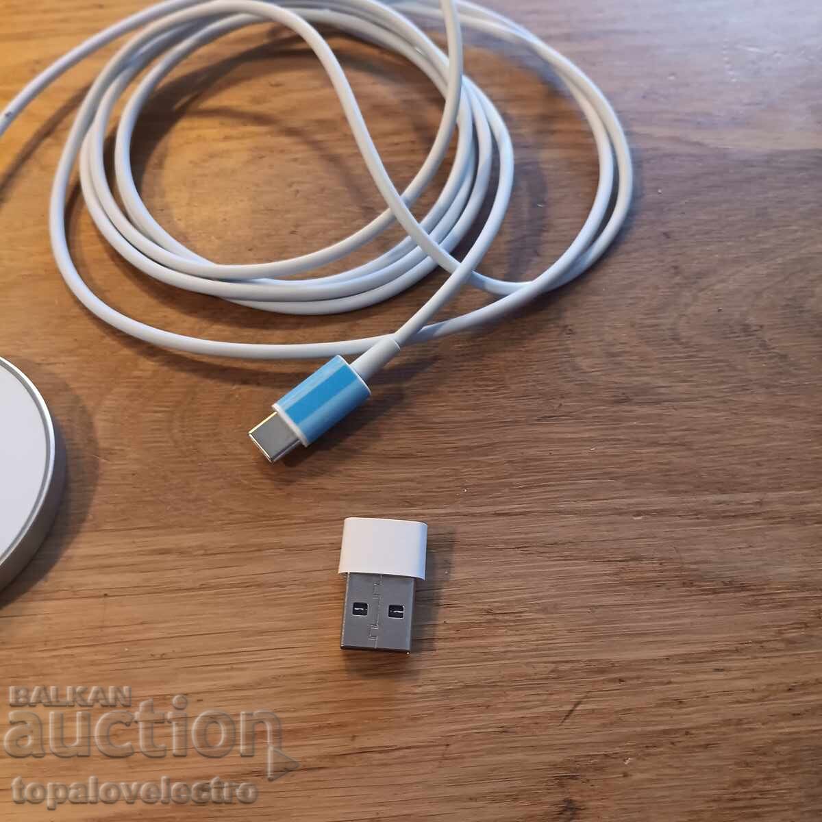 Доставка на НОВО! 15W безжично MagSafe зарядно за iPhone и AirPods Доставка на НОВО! 15W безжично MagSafe зарядно за iPhone и AirPods