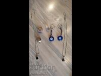 Set bijuterii, accesorii - Coliere, inele, brelocuri