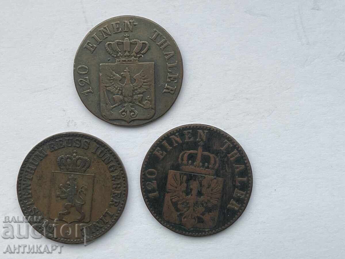 Germania 3 monede de 3 pfenningi 1841,1850,1858 cu preț € 15.00 | 29.34 BGN Germania 3 monede de 3 pfenningi 1841,1850,1858 cu preț € 15.00 | 29.34 BGN