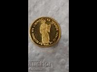 Χρυσό Αναμνηστικό Μινιατούρα Σαν Μαρίνο 5 Λίρες 1898 έτους