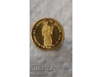 Χρυσό Αναμνηστικό Μινιατούρα Σαν Μαρίνο 5 Λίρες 1898 έτους