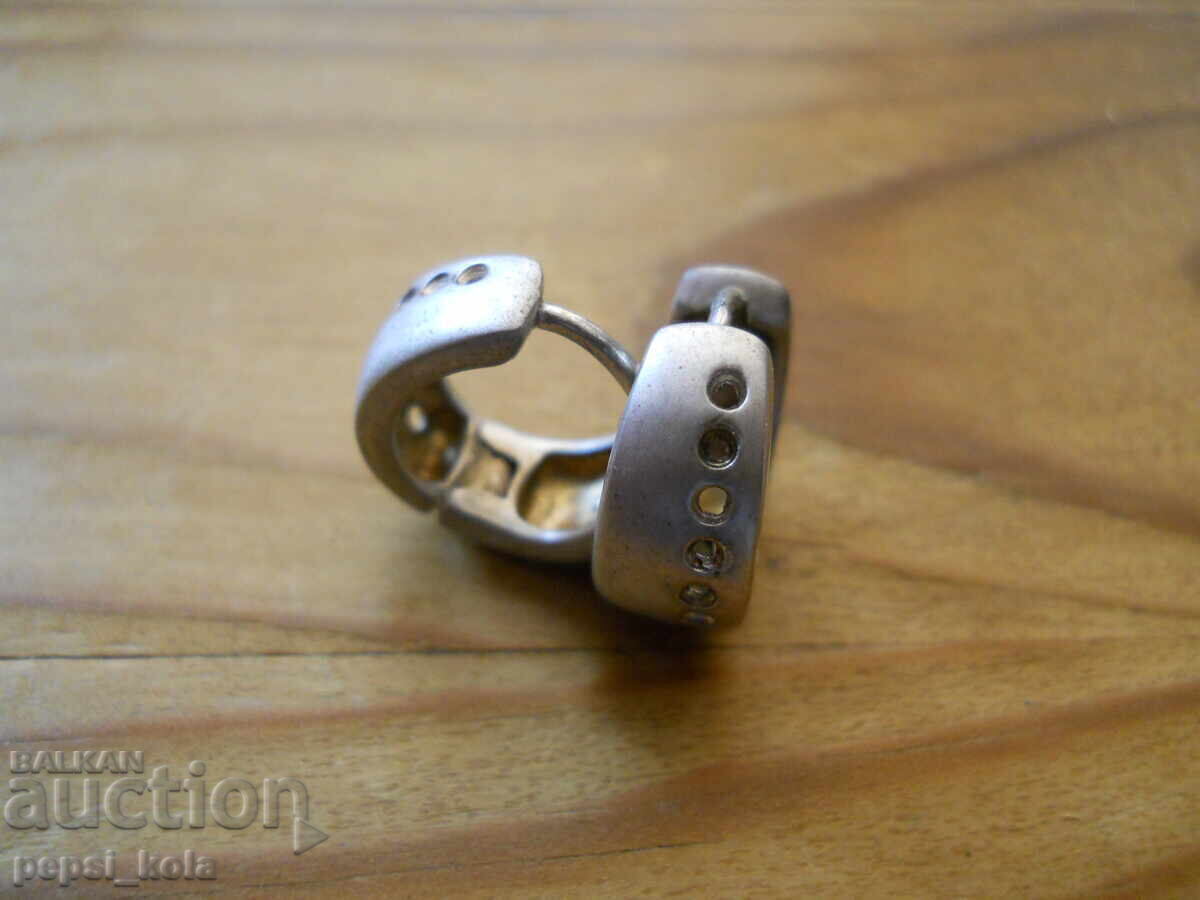 Аукцион Сребърни обици - 4,55 гр / 925 пр