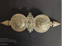 Θρησκευτικές Ασημένιες με Νιέλο παφτές παφτά κόσμημα φορεσιάς 19ου αιώνα