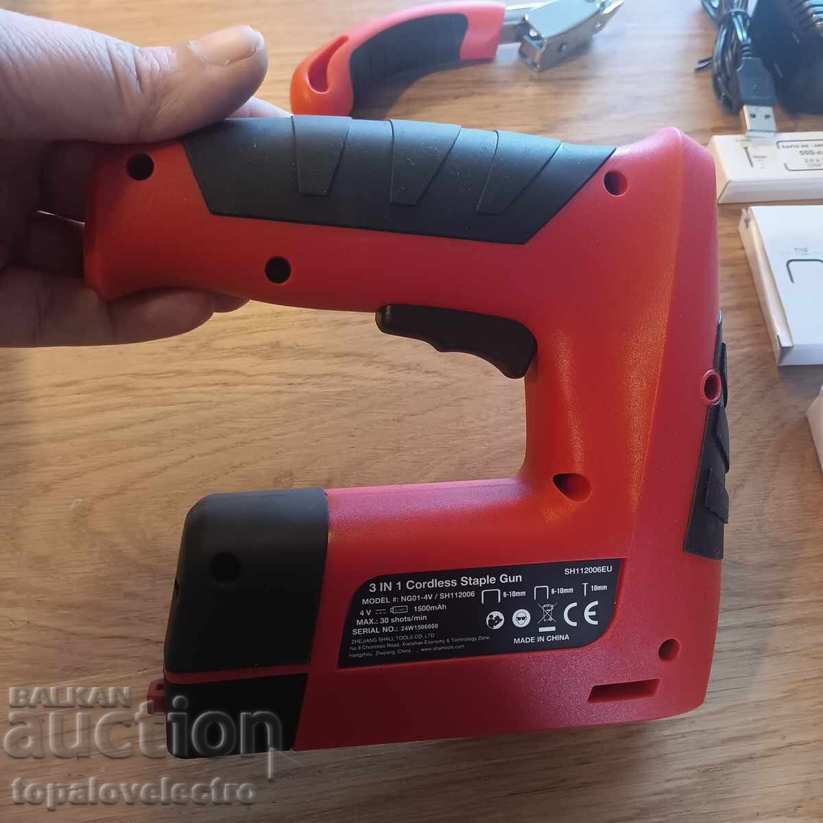 NEW! Cordless Electric Stapler 3-in-1 for Upholstery and DI - 5