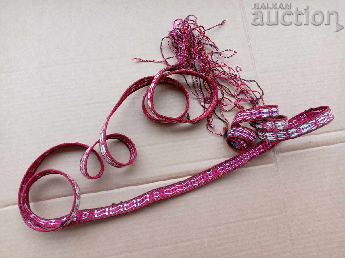 Old hand-woven belt 3 meters sash belt folk costume with price € 41.00 | 80.19 BGN