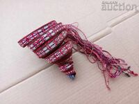 Old hand-woven belt 3 meters sash belt folk costume