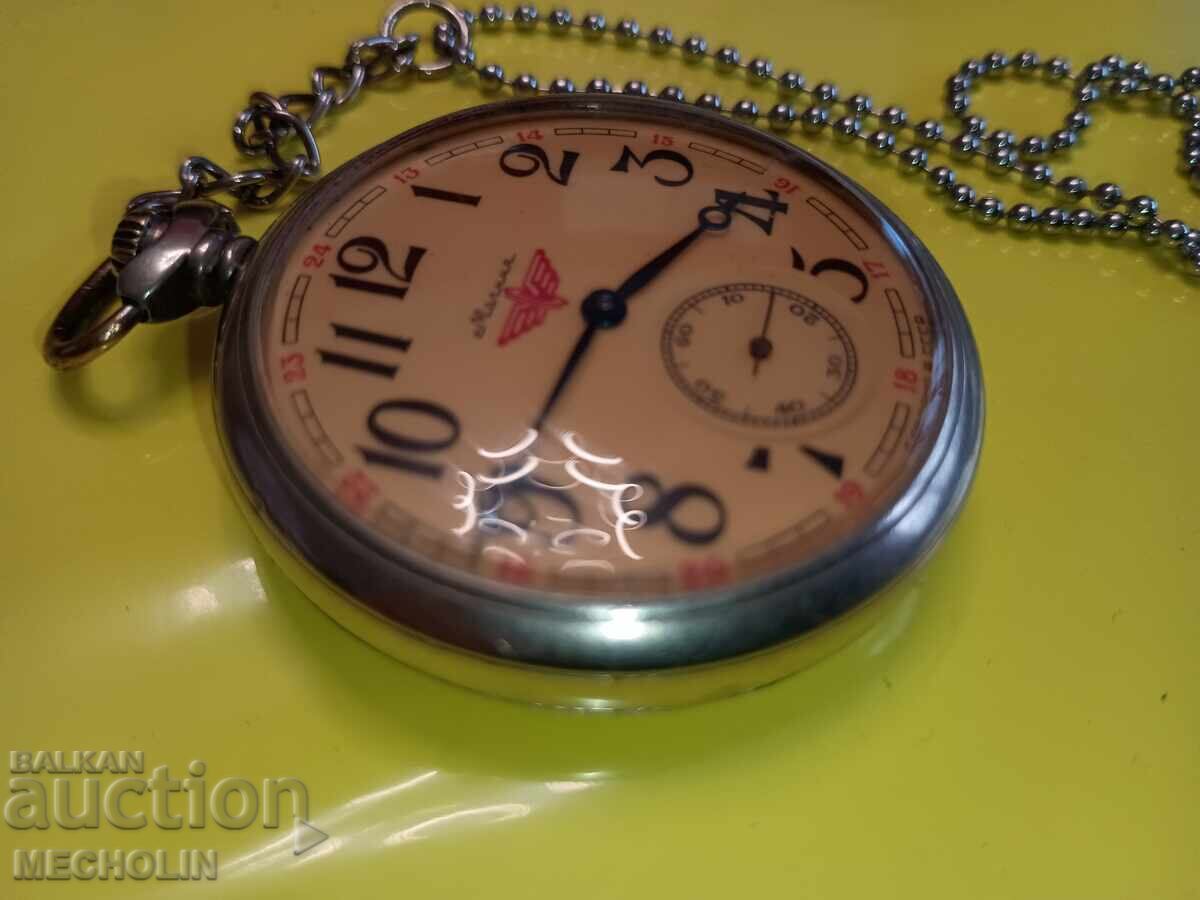 KOΛΕΞΙΟΝΕΡΙΚΟ ΡΩΣΙΚΟ ρολόι τσέπης Molniya με τιμή € 35.00 | 68.45 BGN