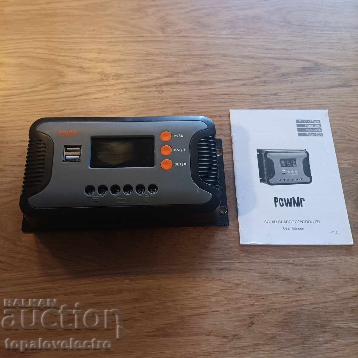 Delivery of NEW! PWM solar controller 30A for 12V and 24V systems with LCD display Delivery of NEW! PWM solar controller 30A for 12V and 24V systems with LCD display